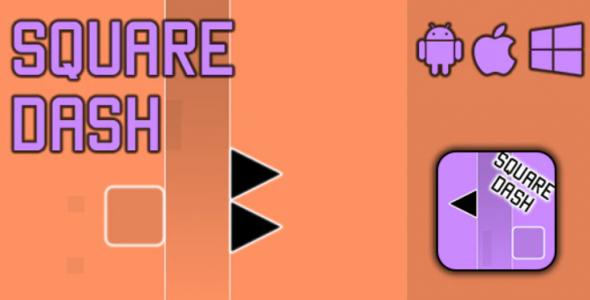 Square Dash - HTML5 Game (CAPX)